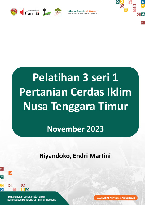 Sampul: 3.3. Praktik-Praktik Pengelolaan Agroforestri di Nusa Tenggara Timur