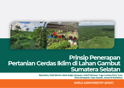 Sampul: 3.3. Prinsip Penerapan Pertanian Cerdas Iklim di Lahan Gambut Sumatera Selatan