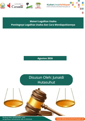 Sampul: 4.2. Materi Pelatihan Legalitas Usaha